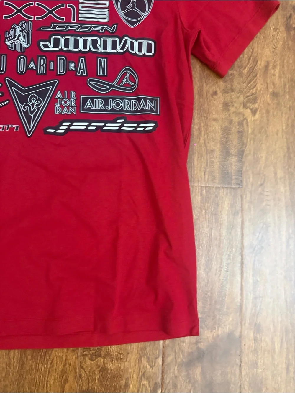 Jordan Men’s Red Graphic Logo Short Sleeve Tee